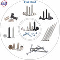 Custom Philip Countersunk Cross Torx Csk Flat Hex Socket Head Hexagon Self-tapping Screw Flat Head Black Self Tapping Screws