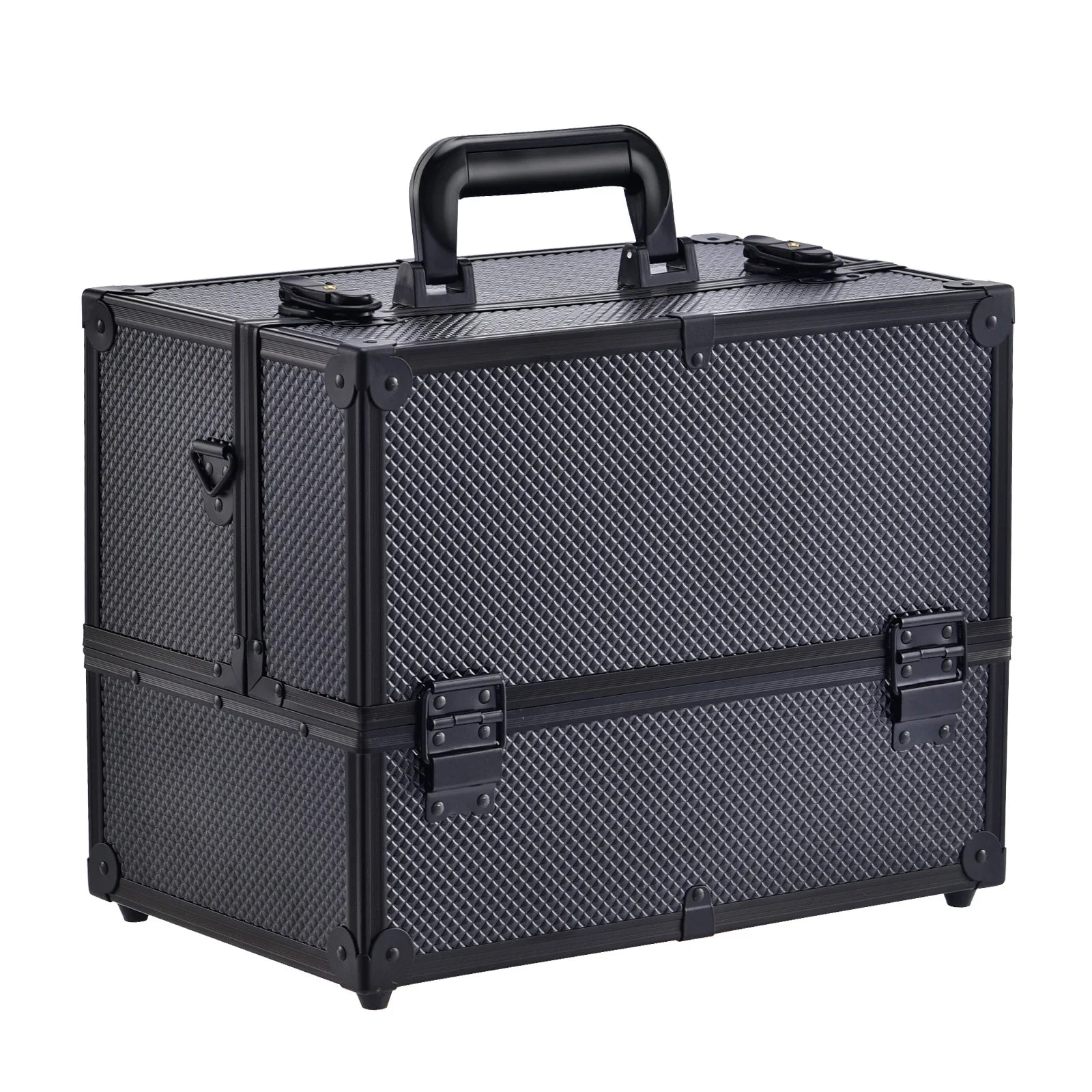 Extra Large Travel Makeup Case with Large Capacity Organizer for Beauty Cosmetics Nail Art Tattoo AccessoriesSuitcase