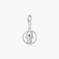 925 Sterling Silver Fine Jewelry Religious Vintage Hand of Fatima Pendant Fit DIY Making Bracelet Necklace Charms for Women
