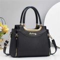 Large Capacity Women's Casual Crossbody Handbag Simple Messenger Style With PU Lining Perfect Daily Use for Middle-Aged Moms