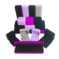 Custom Velvet Jewellery Packaging Rectangle Box for Earrings Cufflinks Necklaces Rings Bracelets with Logo for Gifts