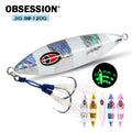 J9 Metal Jig Jigging Spoon 120g Shore Casting Jig Drag Cast Sea Bass Lure Artificial Bait Fishing Tackle