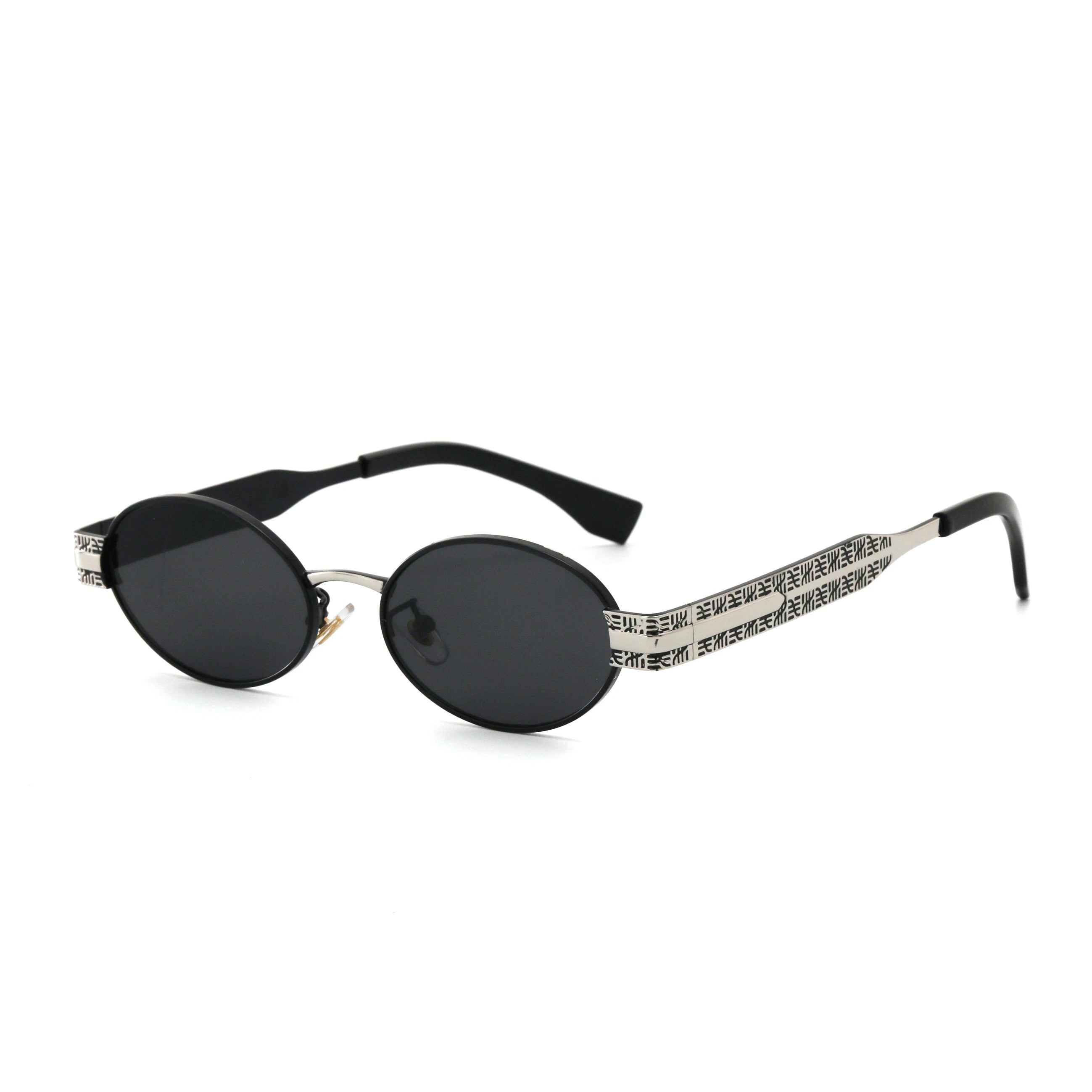 2026 Classic Gothic Steampunk Fashion Round Vintage Sunglasses Retro Gafas De Sol Hip Hop Style Sun Glasses