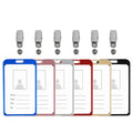 Lebei Magnetic Metal Aluminum Alloy ID Card Holder Employee Badge Certificate Cover Promotional & Business Gift