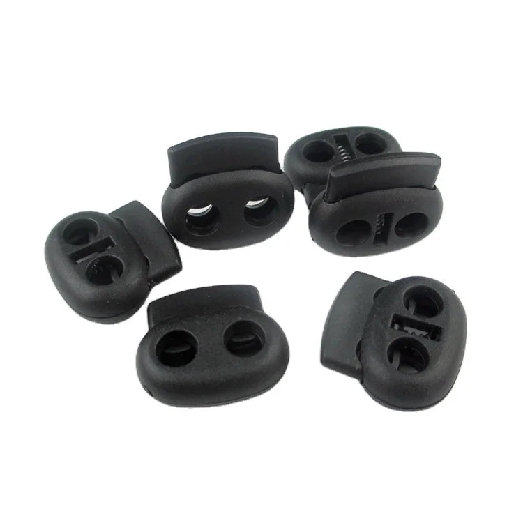 Convenient and Stylish Elastic Plastic Cord Lock Stopper Secure Cords with Ease