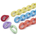Deepeel AL580 26*37mm Handbag Accessories Purse Chain Buckles Resin Acrylic Bag Chain