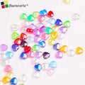 Buenoarte 500g Acrylic Modern Heart/Star Mosaic Inserts & Crafts Accessories 4mm Thick Water Resistant DIY Craft Hobby Room
