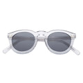 Custom Made Cheap Round Men Women Light Gray Lens Shade Acetate Sunglasses