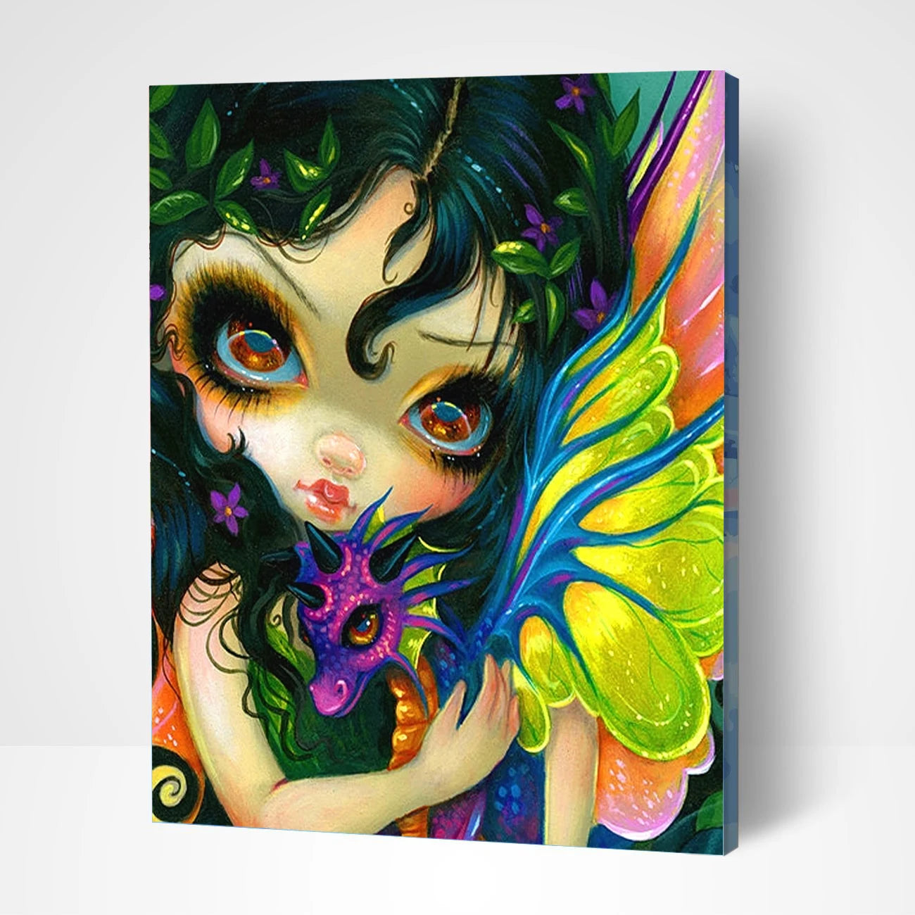 Custom Newly Designed Paint by Number Canvas Oil Painting Kits for Kids Diy Drawing Art Works Home Decor Wall 30*40cm