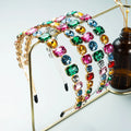 Luxury Two Layers Rhinestone Crystal Headbands for Women Party Headdress Girls Accessories