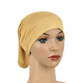 Popular Inner Hijab Cap Jersey Hijab Free Size for Muslim Women Inner Scarf Stretchy Clothes Wholesale