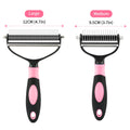 Top Seller New Release Pet Grooming Cleaning Tool 2 in 1 Pet Comb Open Knot Hair Removal Dog Hair Eliminator Comb