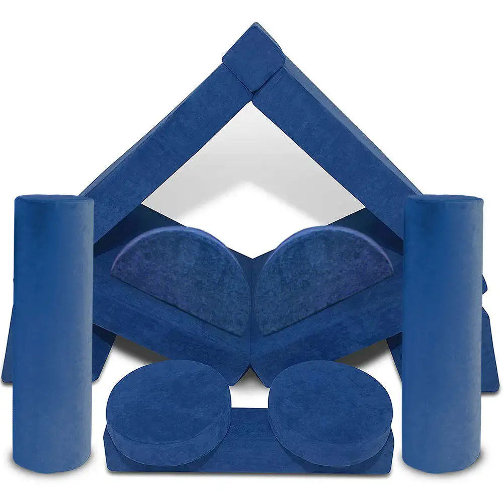 Newly 12pcs Per Set OEM Children Play Kids Sofa Fold up Couch for Kids Crawling and Sliding Modular Play Couch Children