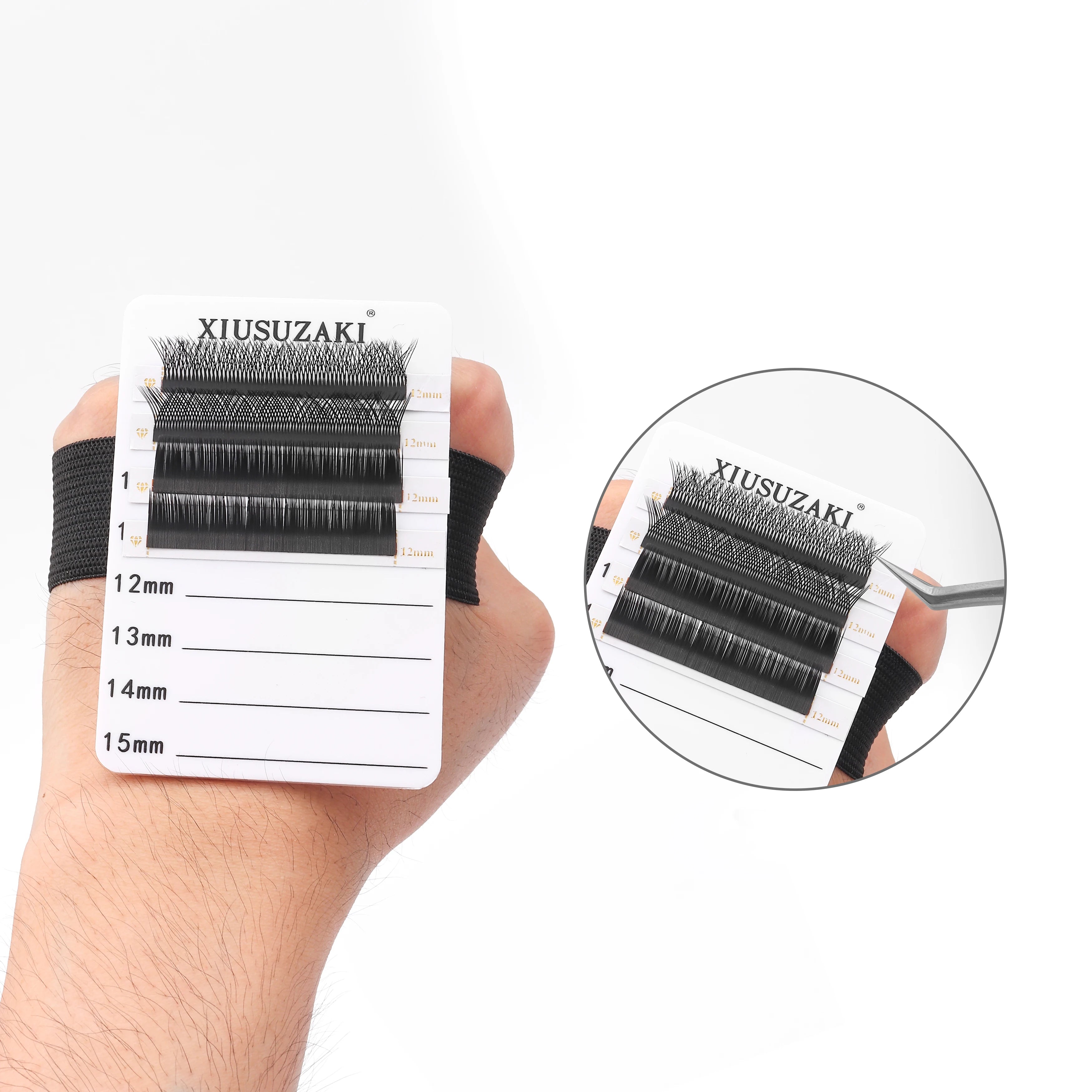 XIUSUZAKI Plastic Platform for Eyelash Extension Lash Holder and Glue Holder Makeup Tools Held Pallet for Eyelash Extension