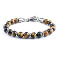 Ready to Ship Hottest Design Bracelet Jewelry 23CM Stone Steel Bracelets Men Stainless Steel Bracelet