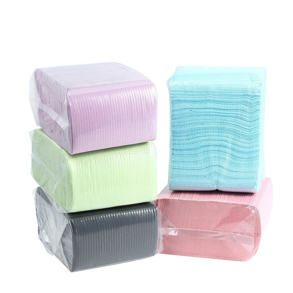 125pcs/bag Disposable Waterproof Tattoo Clean Pads Tattoo Bibs Table Covers Cleaning Pad Patient Dental Napkins Tattoo Supplies