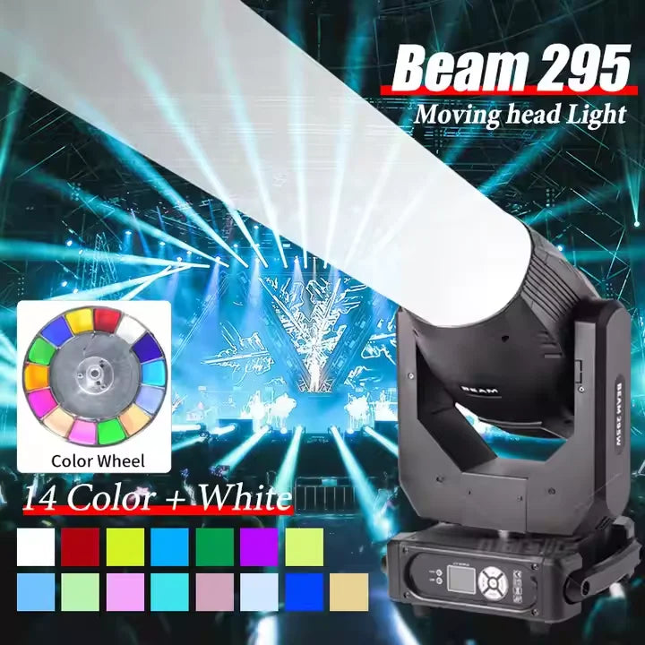 Guangzhou 295W head Moving  Light 13R Yodn Stage Light Double Prisms Beam Spot Wash 3in1 DJ Wedding