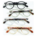 2022 Round Shaped Solid Acetate High-quality Unisex Colorful Thick Frame Eyeglasses