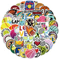 50Pcs Mixed Sports Balls StickersFootball Stickers Basketball Baseball Volleyball Soccer Ball Themed Party Decorations for Game