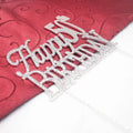 Wholesale Decor Rhinestone Letter 15th Happy Birthday Cake Topper for Birthday Cake