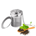 New Design 304 Stainless Steel Extra Fine Holes Tea Infuser with Extended Chain for Mug