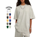 Custom  Round Neck Premium Cotton Blank Luxury Oversized Men's Short Sleeve Plain T-Shirt Plus Size Men's T-Shirts