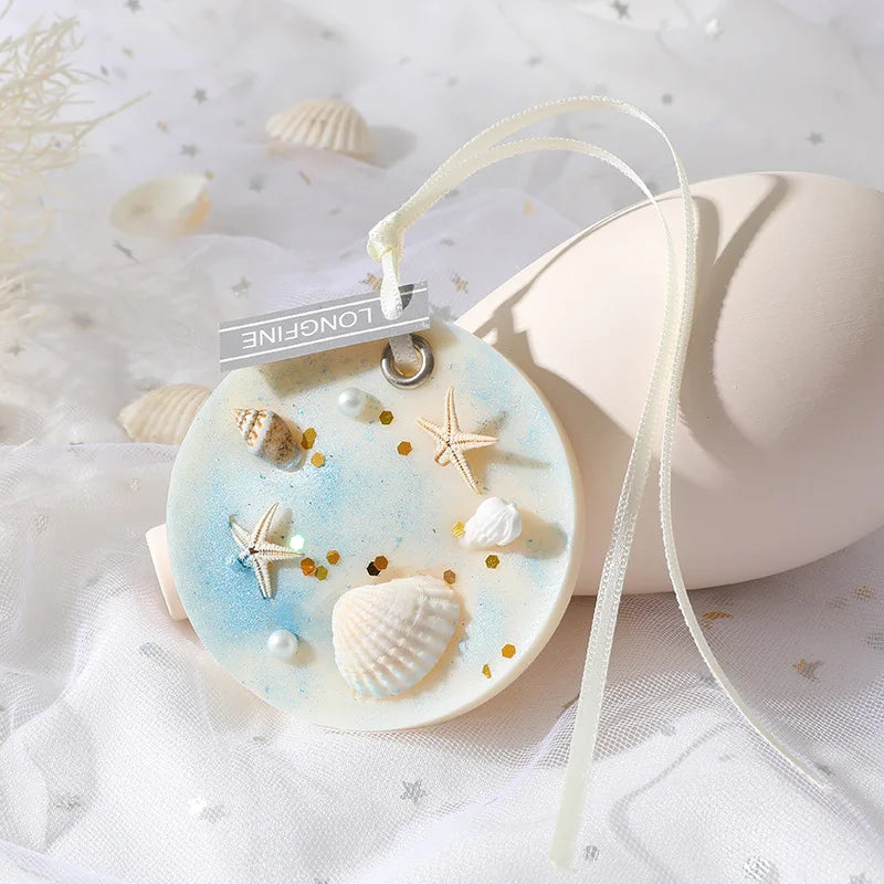 Handmade Flameless Aromatherapy Soy Wax Tablets Fragrance Hanging Incense for Closet Deodorizing Christmas Wardrobe Hanging Gift