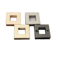 Nolvo World High-end Leather Bag Accessories square Buckle Eyelet Metal Screw Eye Ring for Leather