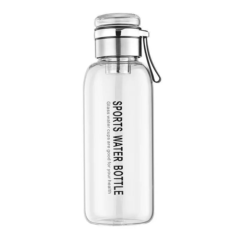 2024 Luxury Large Capacity Clear High Borosilicate Glass Drinking Juice Water Bottle Wholesale Price