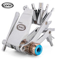 CXWXC Bicycle Multifunction Tools Tire Lever Allen Hex Key Maintenance Repair Tool Kit Set 16 in 1 Cr-V Steel for Cycling
