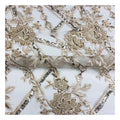 Tailoring Materials New Fashion Heavy Luxury Dresses Beaded Lace Fabric