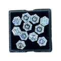 Hexagon Shape White D VVS Synthetic Moissanite Diamond Stone Lab Create Baguette Cut Gemstone