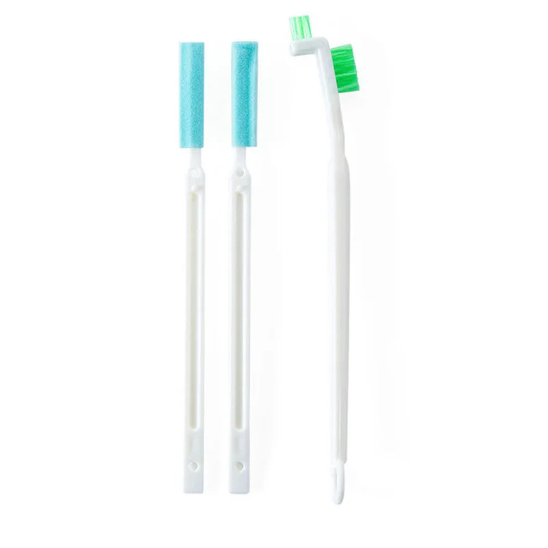 Multipurpose Tiny Window Door Track Groove Cleaning Brush  Scrubber Tool with Handle Small Crevice Hole Gap Cleaning Brushes