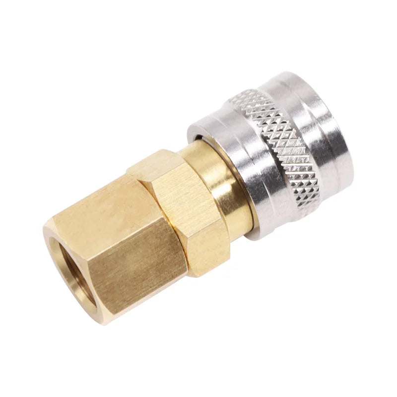1/8NPT Brass Quick-Disconnect Coupling Adapter for Paintball Air Fill Station Tool Fittings