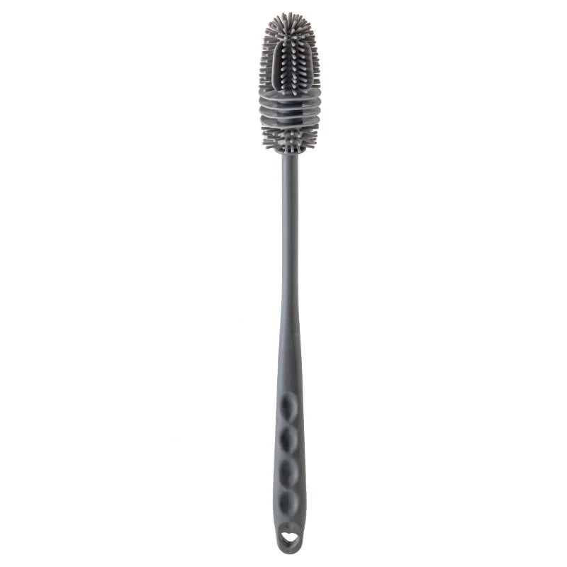 3*28cm Cup Cleaning Tool Soft Silicone Bottle Brush with Long Handle Cleaner for Cleaning Glass Cup Thermoses Various Containers