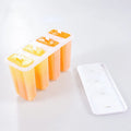 Wholesale Customized DIY Home Summer Ice Box 4 Cavities Silicone Popsicle Mold for Homemade Ice Cream and Cube Ice