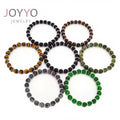 Simple Elegant Niche Original Design Stainless Steel Children's Anniversary Trendy Bracelet Disc 8mm Separated Beads Hand String