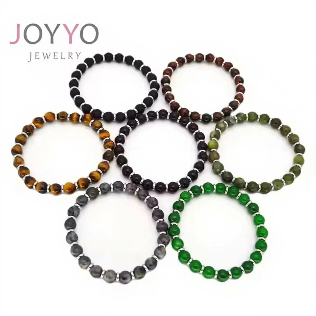 Simple Elegant Niche Original Design Stainless Steel Children's Anniversary Trendy Bracelet Disc 8mm Separated Beads Hand String