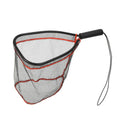 WEIHE 155g Aluminum Alloy Fly Fishing Landing Net Small Portable Nylon Fishing Short Pesca Hand Net Gear Tools Tackle Accessor