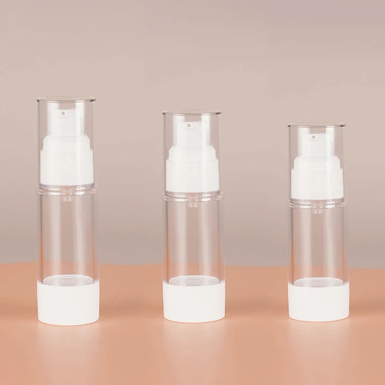 Hot Selling Pet Plastic Skin Care Press Pump Bottle Travel Sub-Bottle Packaging for Sunscreen Cream Makeup for Cosmetics Use