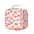 Custom Printed Student Bento Lunch Bag Oxford Stock Polyester Featuring Unicorn Dinosaur Cartoon for Kids