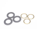 Industrial Round Flat Plain Washers Brass Steel Aluminium Carbon Bronze-Wedge Style with Zinc & Plated Finish