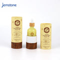 Eco-Friendly Print Perfume Essential Oil Bottle Paper Cylinder Packaging Cosmetic Skincare Kraft Cardboard Paper Tube Packaging