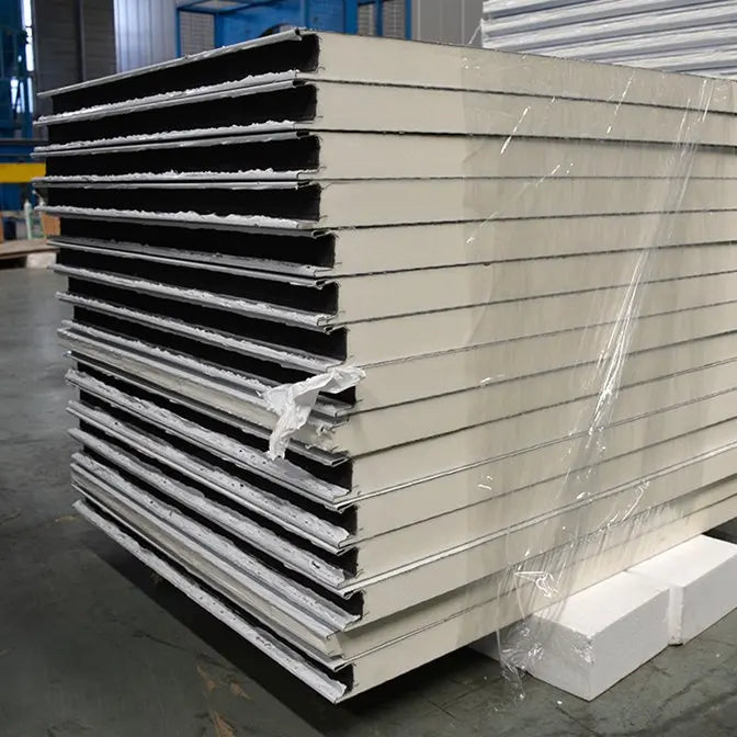Factory Cheap Price Modern Metal Roofing Foam Insulation Polyurethane Sandwich Panel for Warehouse Use Fireproof Grade a