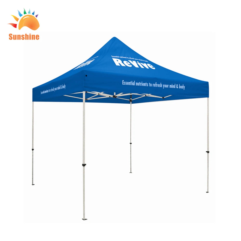 Sunshine Custom-made High-quality Waterproof Printed Aluminum Alloy Folding Tents