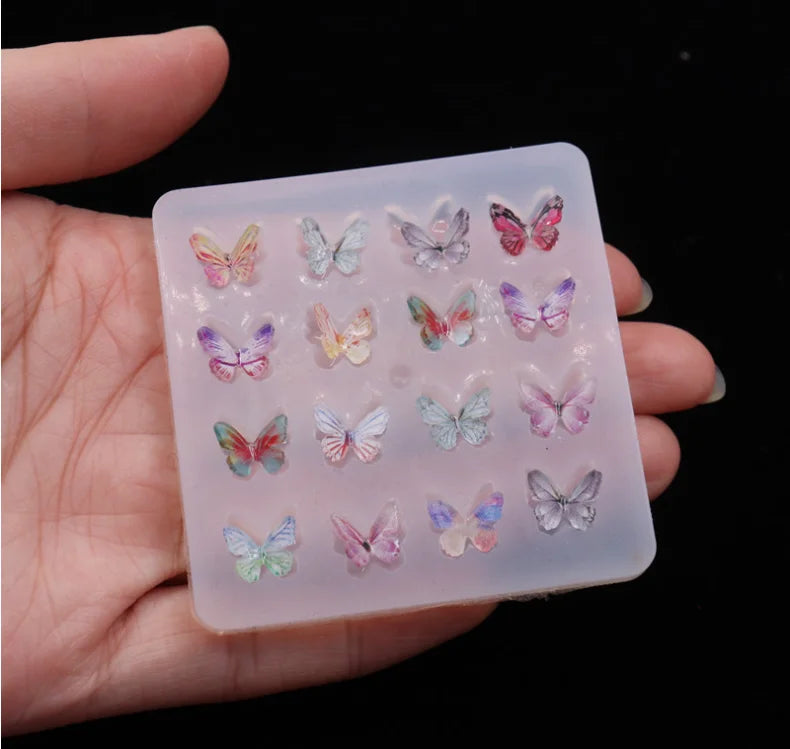 12800  Butterfly Silicone MoldMini Silicone Butterfly Resin Molds