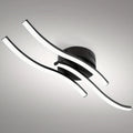Modern Design White Light Bedroom Cloakroom LED Ceiling Lamp Wave Dining Room Corridor Aisle Aluminum Ceiling Light