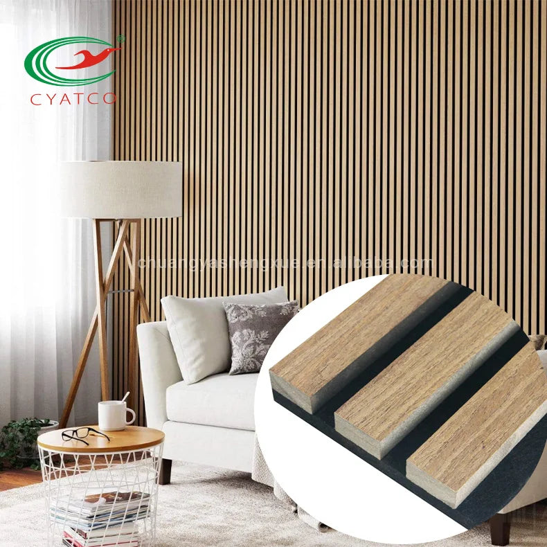 Eco High Density Polyester Fiber Acoustic Panel PET Felt Akupanel Acoustic Panels Sound Proof Wall Panels Fluted Wall Pane