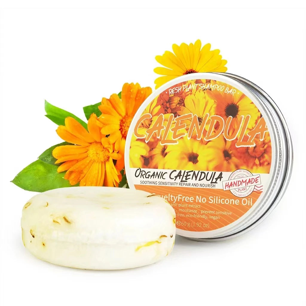 Private Label 100% Natural Hair Nourishing Scalp Gentle Cleaning Handmade Solid Rice Water Protien Shampoo Bar with Castor Oil