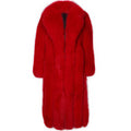 Luxury Long Natural Fox Fur Coat for Women High Quality High Street Style Full Pelt Winter Outerwear